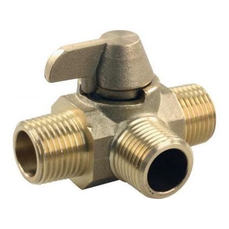 Jr Products 3-WAY DIVERTER VALVE, M/M/M 62255